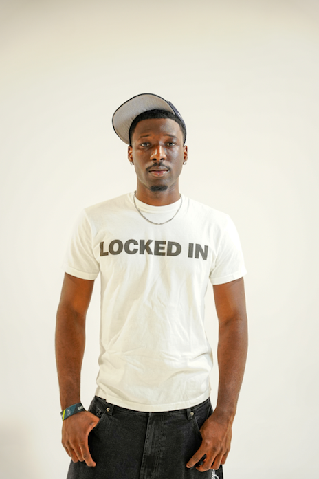 LOCKED IN WHITE TEE