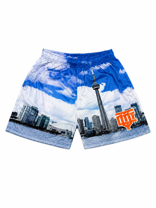CN Tower Mesh Shorts
