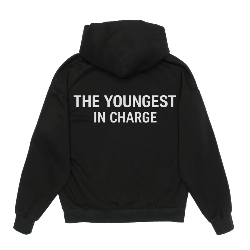 TYIC ESSENTIALS HOODIE - BLACK